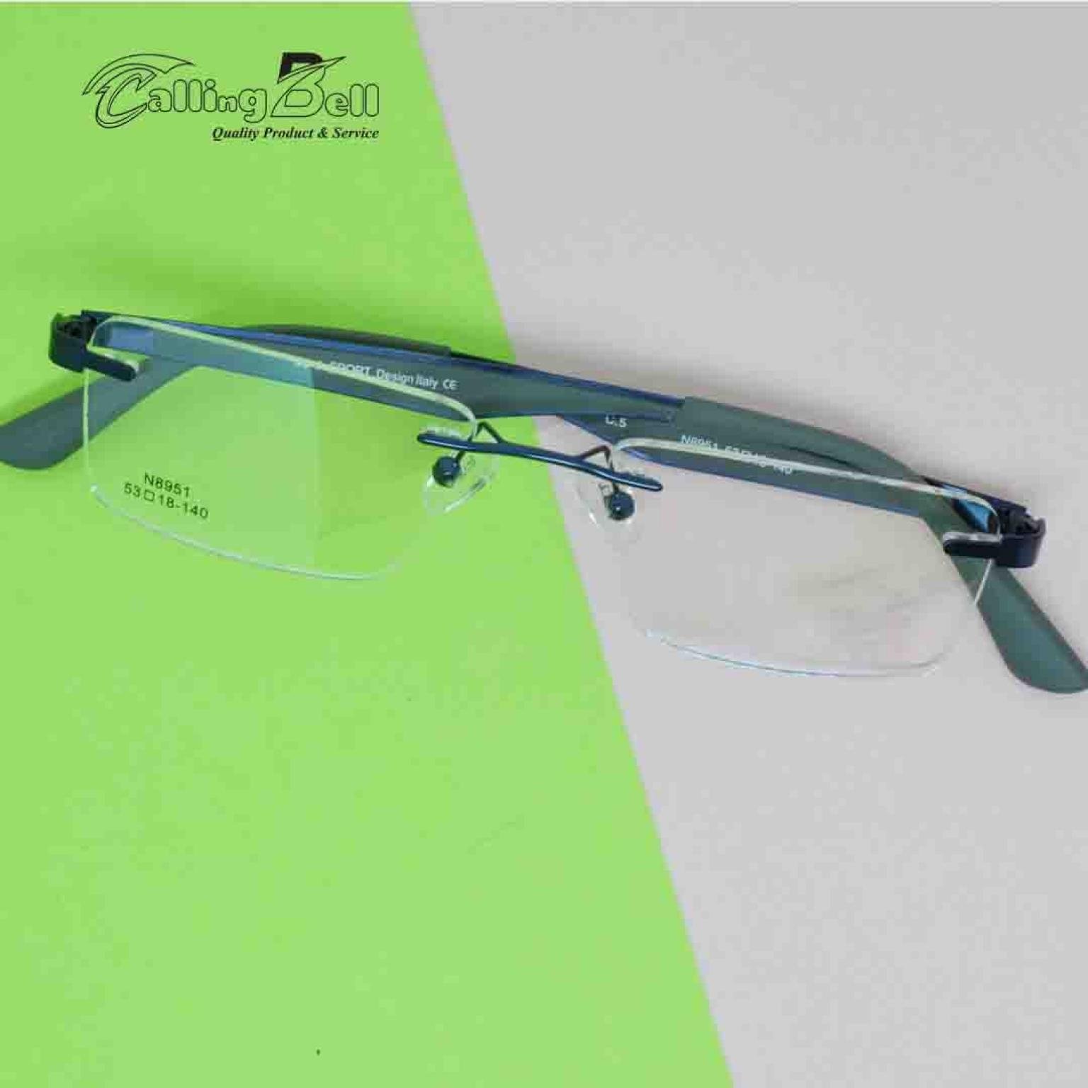 Grey Blue Color Frame Square Rimless Reading glasses For Men Women Optical Frame Eye Wear